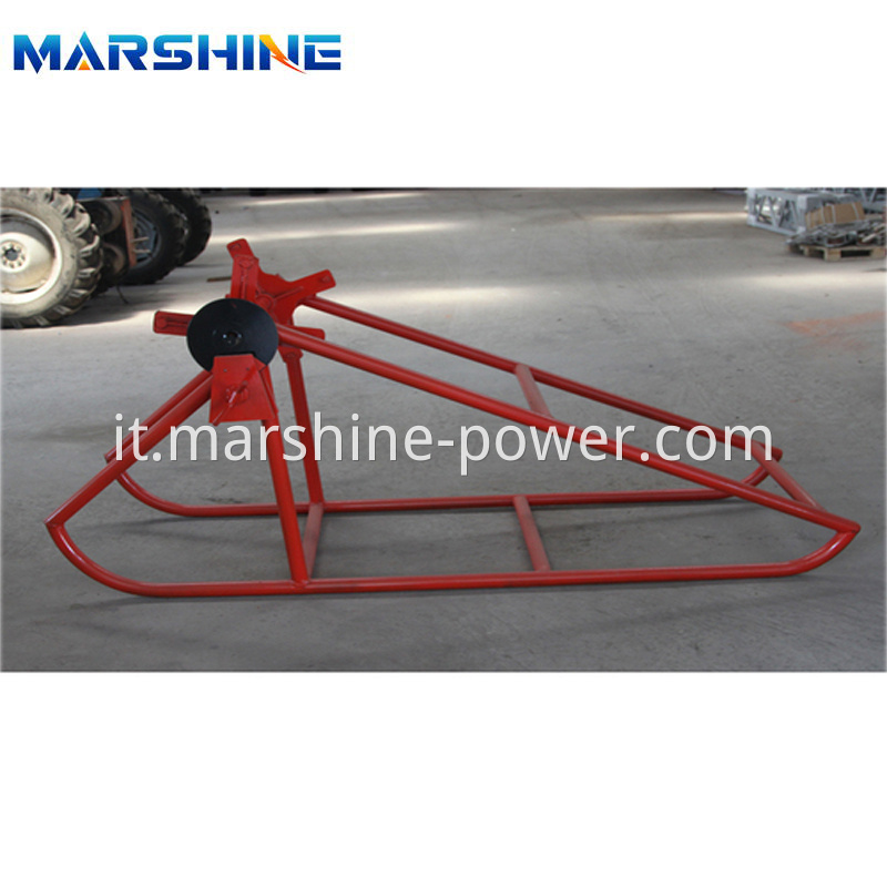 Cradle Reel Stand for pilot wire rope Reel (1)